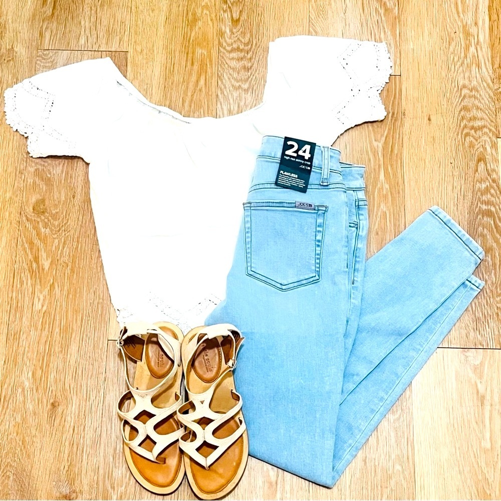 NWT Joe's Jeans New with Tags Flawless High Rise Skinny Crop Ankle Jeans size 24